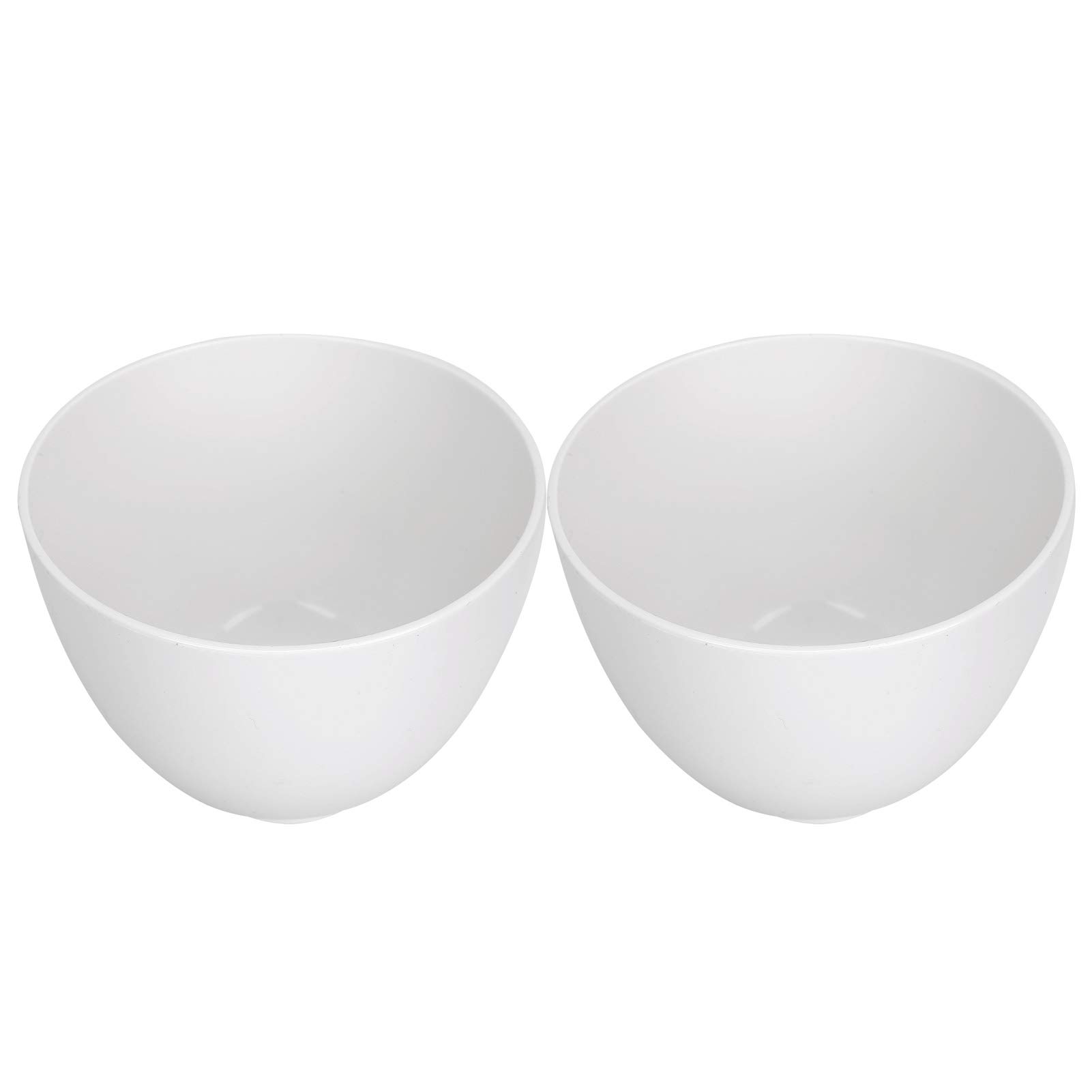 Soft Mask Bowl, 2pcs Mask Mixing Bowls for Mud Mask and Skincare Products, Professional Facial Mask Mixing Tool for Home Use and Beauty Salon, Portable Folding DIY Mixing Tool for Women, White