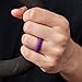 ThunderFit Women’s Silicone Engagement Rings, 5.5mm Wide, 2mm Thick, Wedding Rubber Bands, Variety Multipack 1-12