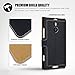 Nokia Lumia 1520 Low Profile Faux Leather Wallet Case with Viewing Stand - By Covert (Black)