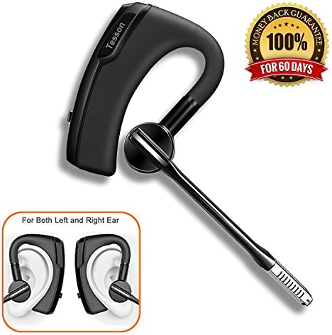 Bluetooth Headset, Tesson T600 HD Stereo Wireless Bluetooth Headphone for Apple iPhone, Samsung, LG, PC Laptop and Other Bluetooth Device
