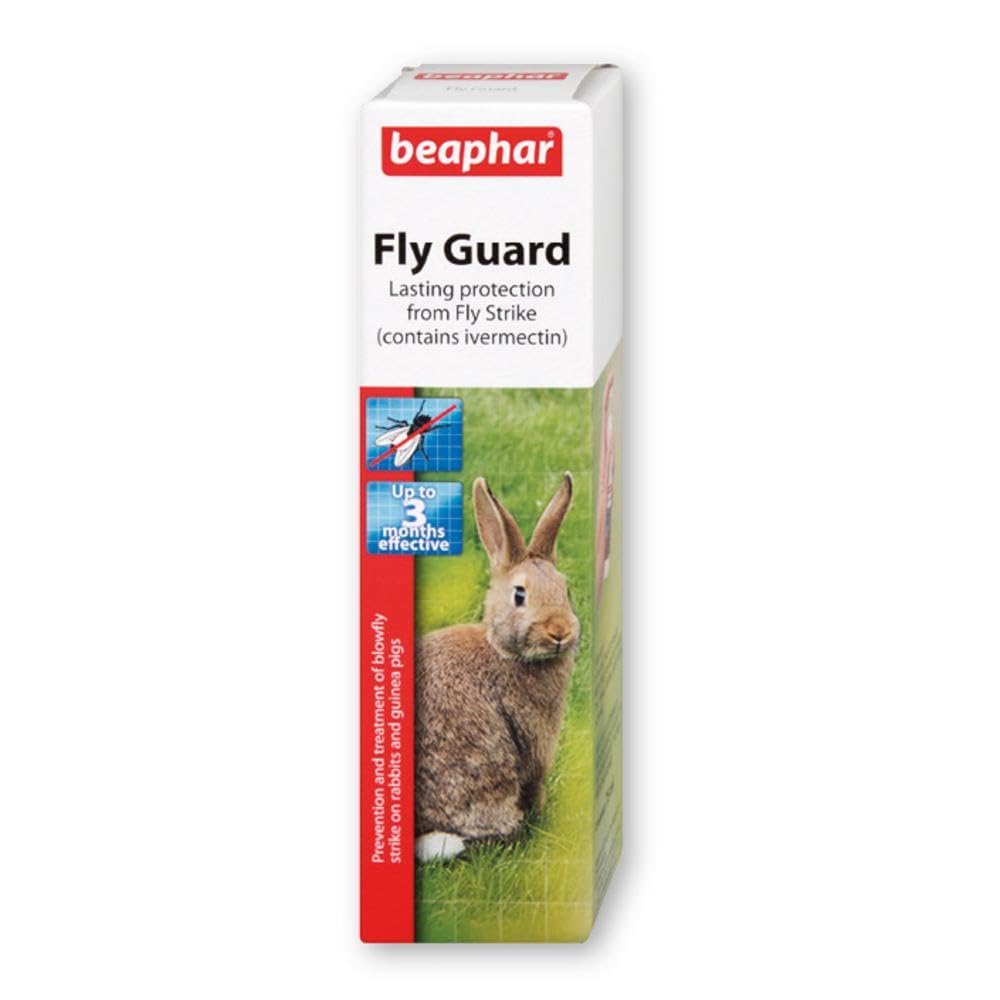 Beaphar - Fly Guard for Small Animals - Vet-Strength Medicine - Treatment & Prevention Of Blow Fly Strike - For Rabbits & Guinea Pigs - Effective for up to 3 Months - Easy-to-Use - 75ml Spray