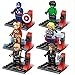 OliaDesign Super Heroes 6 Avengers Figures with Weapon Holder
