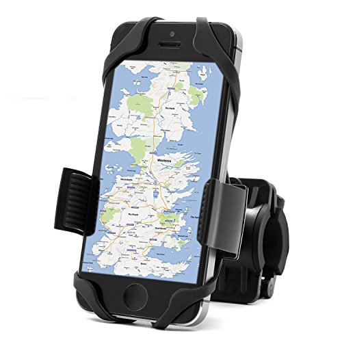Bike Phone Mount- Diateklity Universal Bike Mount Holder for Motorcycle / Bike Handlebars. (Black)
