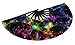 Amajiji Large Rave Folding Fan, Chinease/Japanese Handheld Fans, Perfect for Cooling, Decoration, Dance, Wedding, Gift (AM1)