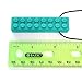 ARK Brick Stick, Chew Necklaces for Sensory Kids and Adults, Oral and Hand Fidget for Autism, ADHD, SPD, Anxiety, Medical-Grade 2-Textured Chew Necklace, XT, Medium Firm, Teal
