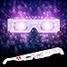 5 GloFX Heart Effect Paper Diffraction Glasses [5 Pack] - SEE HEARTS! 3D Holographic Fireworks Kids Bulk Cardboard Rave EDM Party Sunglasses