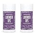 Schmidt's Natural Deodorant - Lavender Tips 3.25 Oz Sensitive Skin Stick; Aluminum-Free Odor Protection & Wetness Relief (Pack Of 2)
