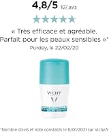 Vichy 48H Anti-Transpirant Spots Deodorant Roll-On Unisex 100ml Skin Care view 5