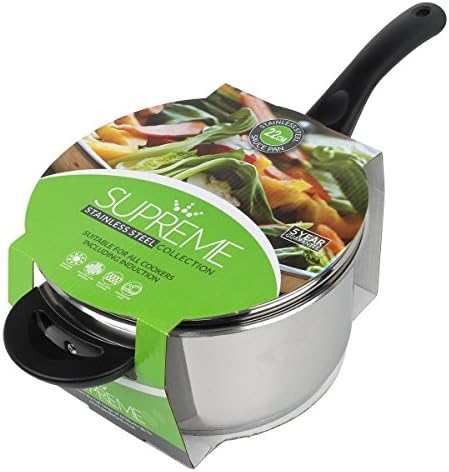 Stainless steel collection SS2022 Stainless Steel Sauce PAN, Multi-Colour, 22cm - Image 3