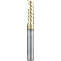 Amana Tool CNC Router Bit For Aluminum & Acrylic – 55 Degree Helix End Mill, AlTiN Coated, 1/4" Shank - View #2