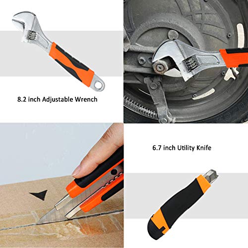 SOLUDE Tool Kit for Home,Basic Home Tool Kit for Women & Men,Essential Household Tool Set with Plastic Tool Box Storage Case(95 Pieces) - Thumbnail 7