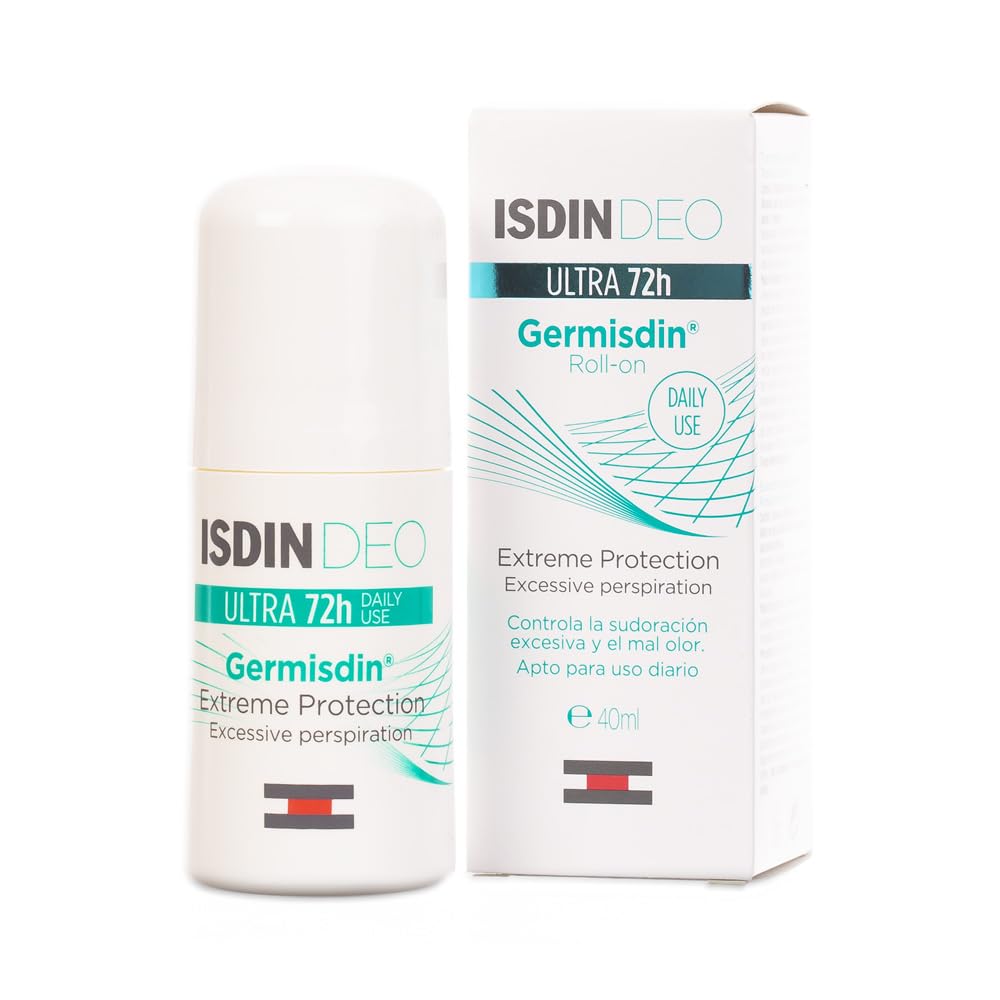 ISDIN Germisdin 72h Anti-perspirant Deodorant | Controls excess sweating and odour (40ml)