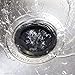 Xgood 4 Packs Garbage Disposal Splash Guard Sink Black Rubber Stopper Baffle Disposal Replacement Waste Food Disposal Drain Stopper