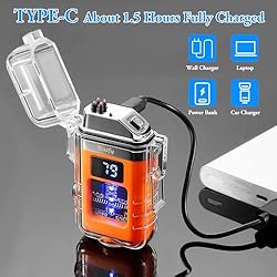 Bistfy Electric Lighter with Digital Display and