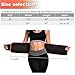 ABAHUB Waist Trimmer Belt for Women and Men Weight Loss, Stomach Wrap of Body Shaper, Fat Burner Trainer 2 Size Plus Fits up to 47