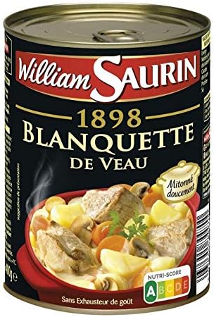 William Saurin Blanquette De Veau 400g Lot Of 4 Amazon Co Uk