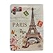 Paris England USA Printed Passport Cover Holder Organizer Travel Wallet (Paris)