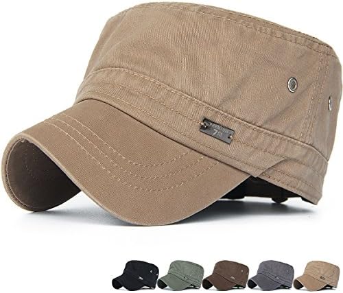 REDSHARKS Washed Cotton Cadet Cap Military Army Hat Various Style