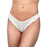 Timpa Women's Duet Lace Tanga Thong Panty Style 615288