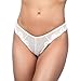 Timpa Women's Duet Lace Tanga Thong Panty Style 615288