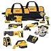 DEWALT 20V MAX Cordless Drill Combo Kit, 10-Tool (DCK1020D2)
