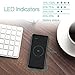 10000mAh Wireless Portable Charger Power Bank, Ultra Slim Qi Wireless Charging Pad with Over-Charge Protection and Dual USB Port, Compatible with iPhone 8/8 Plus, iPhone X. Samsung Galaxy S7/S8/S9