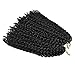 10Inch Marelybob Kinky Curly Crochet Braids Twist Hair 24Strands Afro Curly Weave Braiding Hair Synthetic Hair Extensions (10inch, 1B)