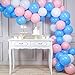 PartyWoo Blue Pink Balloons - 100pcs, 10in, Gender Reveal, Pink & Blue, Baby Shower