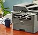 Brother Printer RDCPL2550DW Monochrome Printer with Scanner and Copier 2.7inch (Renewed), black