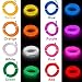 ZITRADES EL Wire Neon Lights White 15ft, Portable Neon Glowing Wire with Battery Pack for Parties, Halloween, Blacklight Run, DIY Decoration (15ft, White)