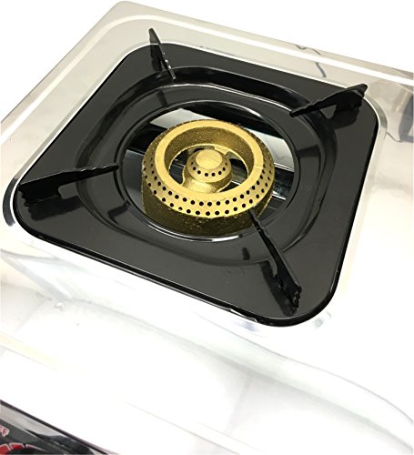Unique Imports #1 Double Burner Stove Gas Propane Stove Cooktop Commercial Outdoor Whirlwind Burner Camp Cooking