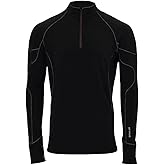 Hot Chillys Men's Micro-Elite XT Zip-T Heavyweight Active Fit Base Layer