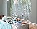 Anleolife 2PCS Metallic Foil Fringe Curtains 3 ft W. x 6.6 ft. For Bridal Baby Shower Backdrop Birthday Party Photo Booth Graduation Party Photo Wall Base Door Frame Decor (transparrent white)