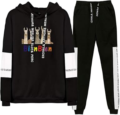 matching sweatpants and sweatshirt