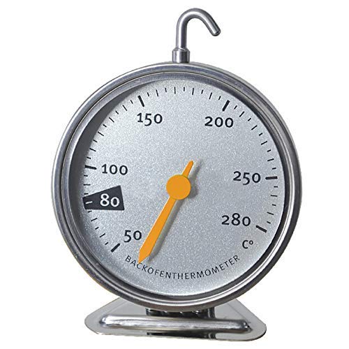 Itian Stainless Steel Oven Thermometer, Baking Supplies With Hanging Hook To Make Baking Easy