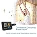 Protmex Projection Alarm Clock Weather Station, PT3391 WWVB Radio Controlled Clock Weather Monitor Indoor/Outdoor Thermometer, Dual Alarm Clocks for Bedrooms, LED Display with Dimmer, 12/24 Hours