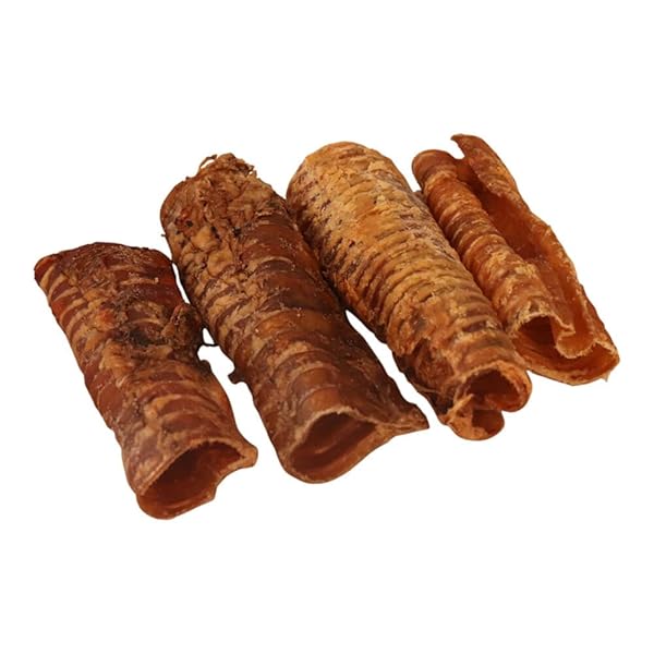 PET’S CHOICE DOG TREATS, BEEF TRACHEA, ALL NATURAL, 4 COUNT, (BF-TRACHEA)