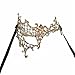 Flywife Lace Venetian Masquerade Mask Phantom of the Opera Mask Half Face Phantom Mask (B Gold Phantom of the Opera)