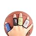 Sports Elastic Finger Sleeves Support Thumb Brace Protector Breathable Elastic Finger Tape for Basketball, Tennis,Baseball, Cycling, Volleyball, Badminton, Boating A71