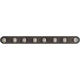 Maxim 7128OI I Essentials 48 Inch Frosted Glass Racetrack Style Dimmable Bathroom Vanity Wall Mount Light Fixture I Oil-Rubbe