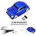 Kamouse 2.4G Car Shaped Wireless Mouse 3 Button Optical Ergonomic Computer Mouse with USB Receiver for PC Laptop Gift