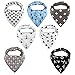Vicsou Baby Bandana Drool Bibs for Drooling and Teething, Soft Organic Absorbent Cotton, 8-Pack