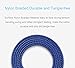 Micro USB Cable, VANTEN(6Ft) [Android Charger][Charging Cord][USB Cable] for Samsung/Galaxy/Note/HTC/LG/Motorola/Sony/Kindle/Windows/MP3/Camera and Other Device(Blue, 1Pack)
