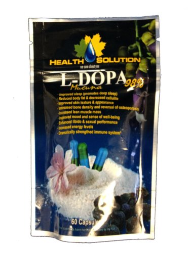L-DOPA 98% Mucuna Extract Increases Energy Level (1 Pack 60 Capsules)