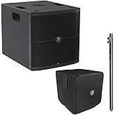 Mackie Thump115S 1400W 15" Powered Subwoofer with DSP Bundle Slipcover for Thump115S Subwoofer and Gravity Adjustable Speaker Pole