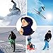 AblerV Balaclava Women Winter Hat Scarf Set Windproof Ski Mask Winter Cap - Blue