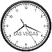 LAS VEGAS TIME Wall Clock world time zone clock office business