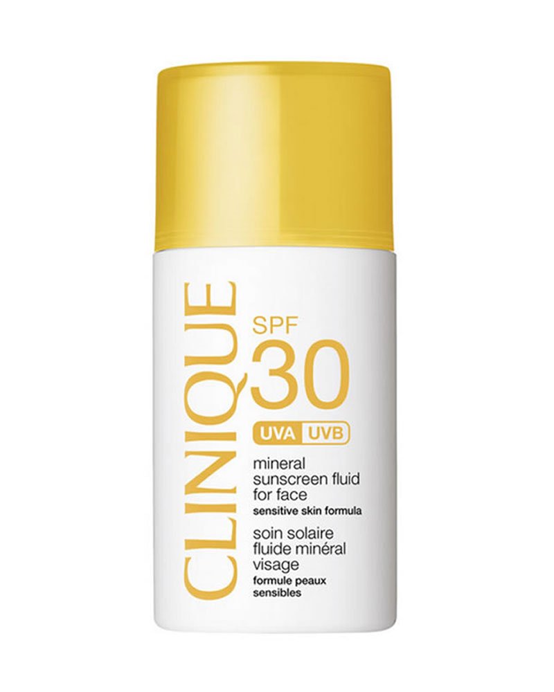 Clinique Mineral Sunscreen Fluid for Face SPF 30 Sensitive Skin, 1 Ounce