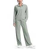 Rdruko Women's Lounge Sets 2 Piece Sweatsuits Tracksuits Travel Airport Fall Outfits 2024 Matching Track Sweat Suit Sets