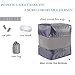 HAOBAIMEI Travel/Airplane Pillow for Leg/Foot Rest, Inflatable Airplane Bed for Kids/Toddler to Lay Down or Sleep on Long Flights,Suitable for Airplanes, Cars,Buses,Trains,Office,Home,Camping (Grey)